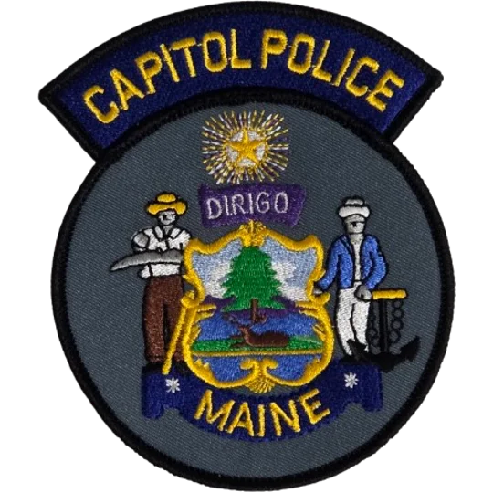 ME Maine State Police Capitol Police Shoulder Patch