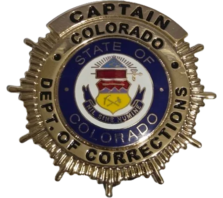 Colorado Department of Corrections Dress Badge Captain