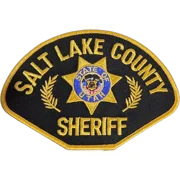UT Utah State Salt Lake County Sheriff Shoulder Patch Black
