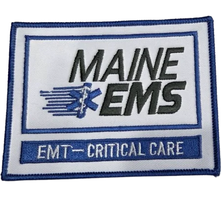 ME Maine Shoulder Patch EMT Critical Care