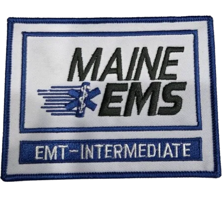 ME Maine Shoulder Patch EMT Intermediate