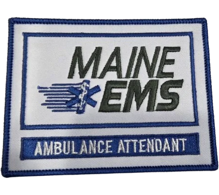ME Maine Shoulder Patch Ambulance Attendant