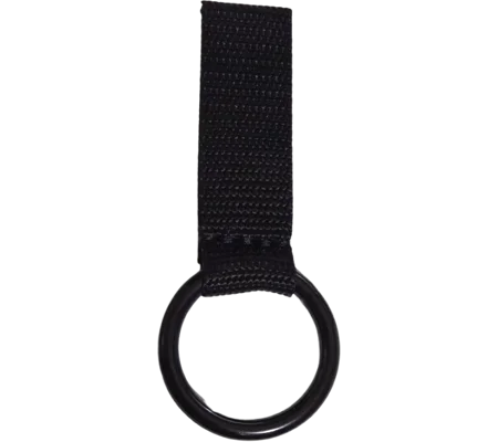 Nylon Baton Straight Stick Holder Black Ring Slide On