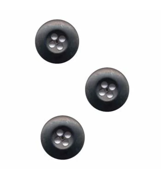 Replacement Military BDU Pant - Jacket Buttons Pack of 3 Black