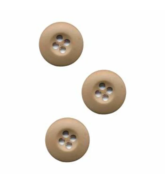 Replacement BDU Pant Shirt Jacket Buttons Pack of 3 Khaki