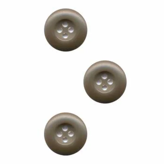 BDU Pant Shirt Jacket Buttons Pack of 3 Black Olive Drab