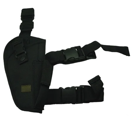 Black Tactical Leg Holster Right Handed Size 4