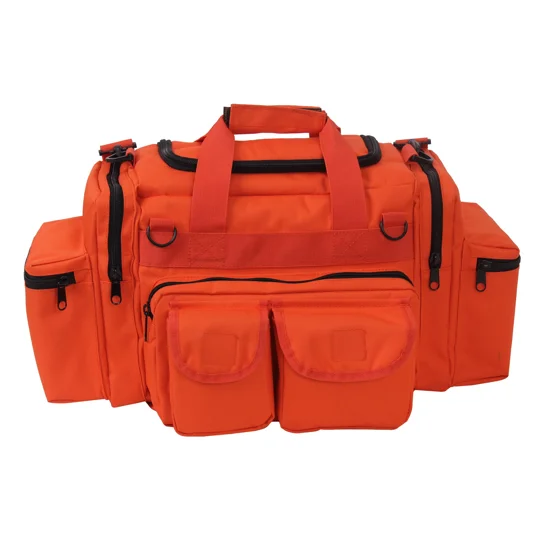 Large Trauma Bag Orange with Cross