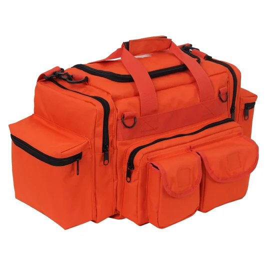 Large Trauma Bag Orange with Cross