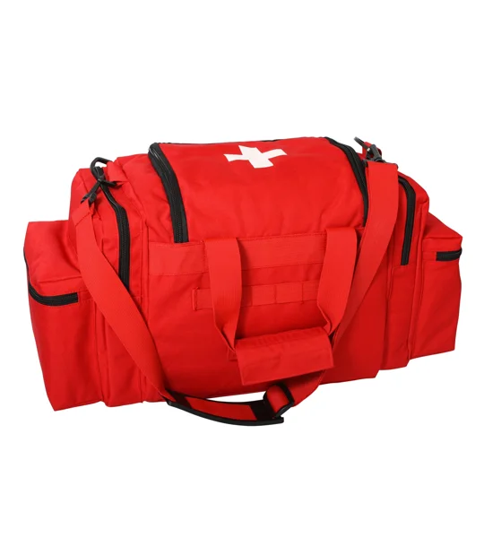 Large Trauma Bag Red with Cross