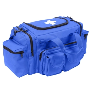 Large Trauma Bag Blue with Cross