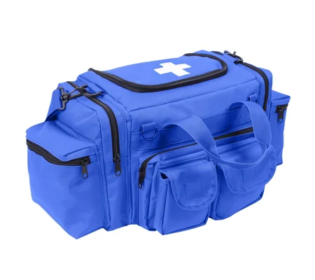 Large Trauma Bag Blue with Cross