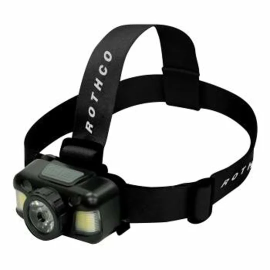 Tactical Rechargeable 600 Lumen Led Headlamp Black