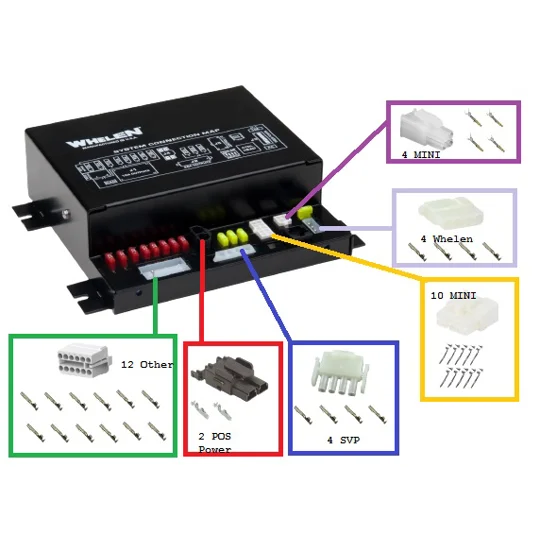 Whelen Control Power Cable SVP 4 Pin 295SDA2