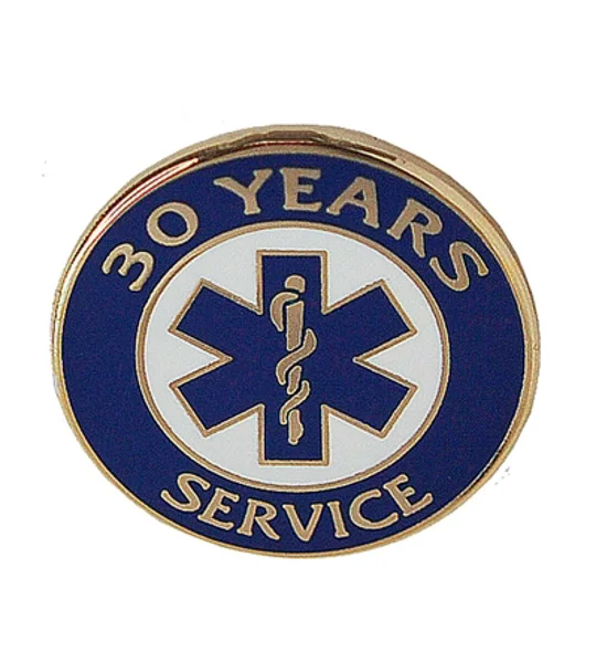 Insignia Tac Pin SOL Star of Life Years Service 30