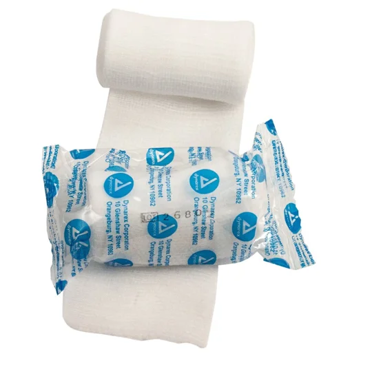 Stretch Gauze Bandages Roller 2" Pack of 12 Wrapped