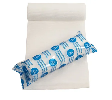 Stretch Gauze Bandages Roller 4" Pack of 12 Wrapped