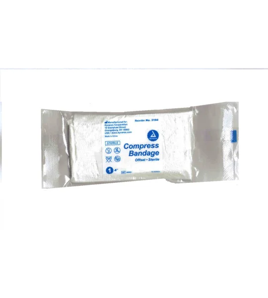 Compress Bandage Gauze 4" Sterile