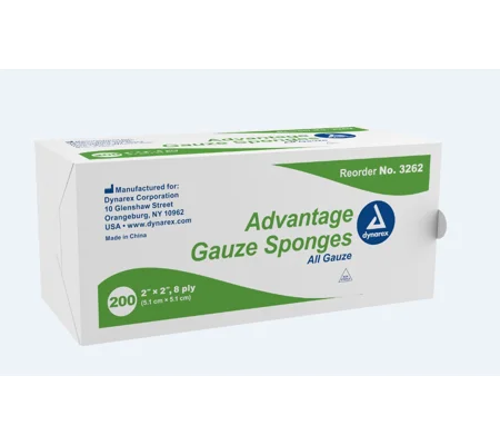 Advantage Gauze Sponge 8-Ply 2 X 2 Non Sterile