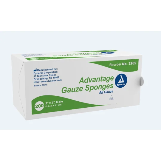 Advantage Gauze Sponge 8-Ply 2 X 2 Non Sterile