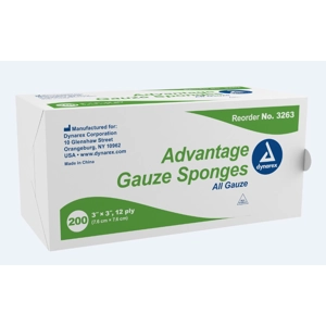 Advantage Gauze Sponge 12-Ply 3 X 3 Non Sterile
