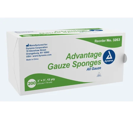 Advantage Gauze Sponge 12-Ply 3 X 3 Non Sterile