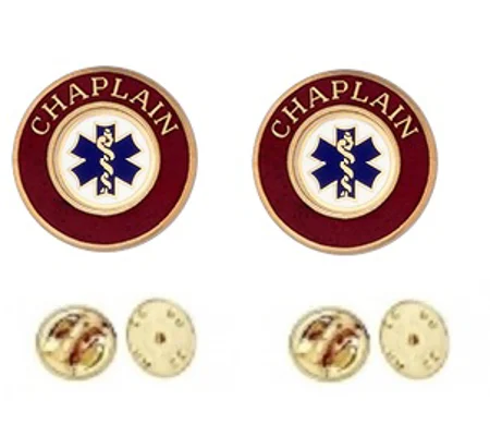 Chaplain SOL Round Disc Collar Insignia Set