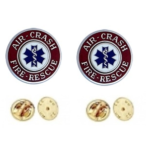 Air Crash SOL Round Disc Collar Insignia Set