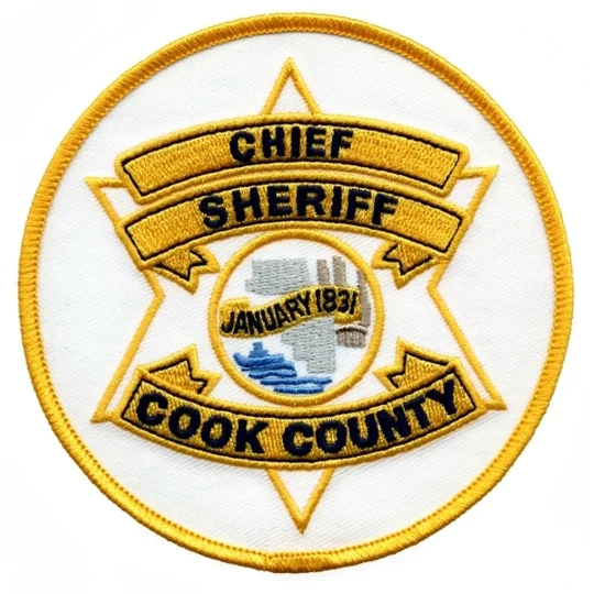 IL Illinois Cook County Sheriffs Police Patch Chief