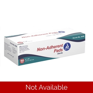 Non-Adherent Pads - Sterile 3 x 8 Pack of 50