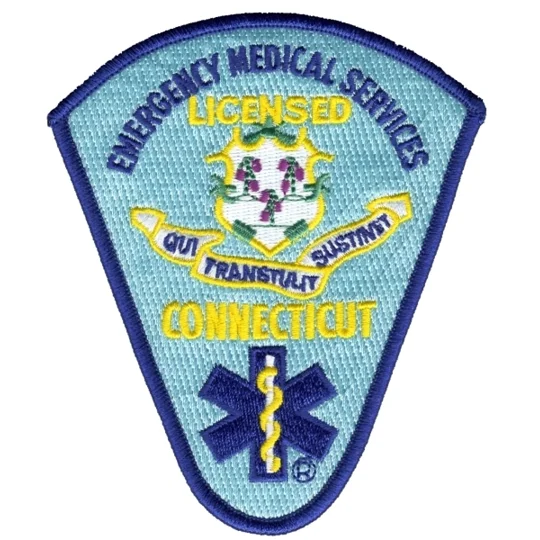 CT Connecticut Emergency Medical Services Licensed Patch