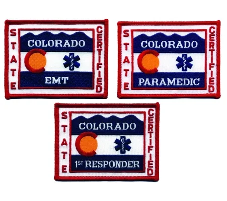 CO Colorado State EMS Collectors 3 Pack Patches