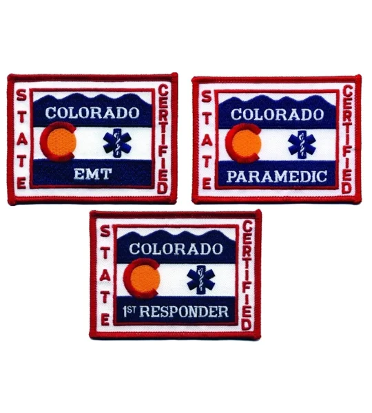 CO Colorado State EMS Collectors 3 Pack Patches