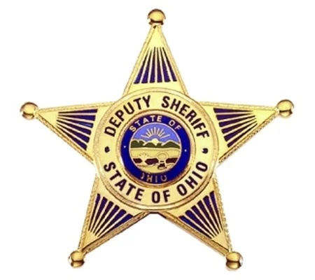 Ohio Deputy Sheriff Officer Breast Badge Gold