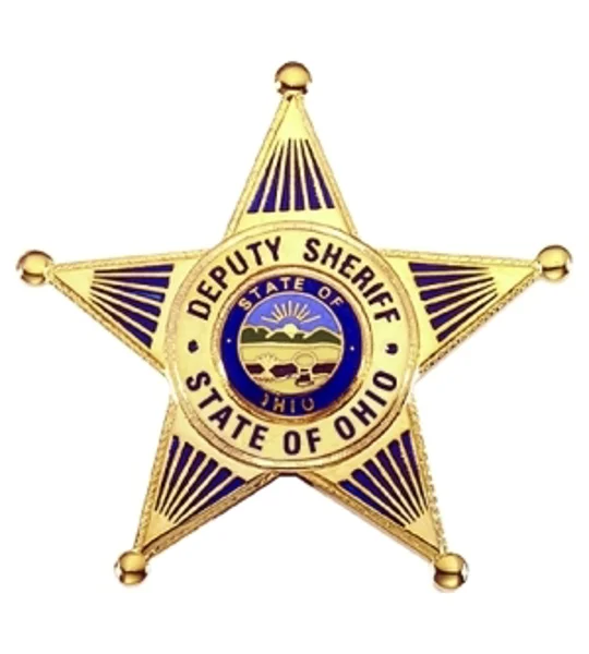 Ohio Deputy Sheriff Officer Breast Badge Gold