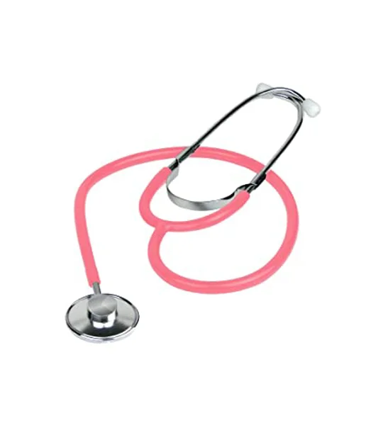 EMS Single Head Lightweight Stethoscope Pink