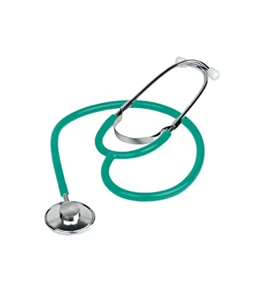 EMS Single Head Lightweight Stethoscope Green