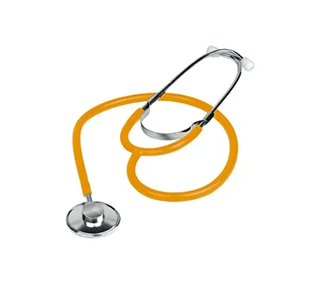 EMS Single Head Lightweight Stethoscope Yellow