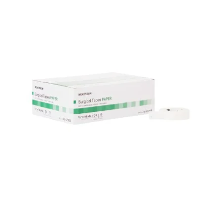 Medical Tape McKesson White 1/2 Inch X 10 Yard Paper