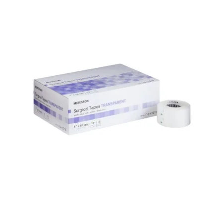 Medical Tape Transparent 1 Inch X 10 Yard Plastic