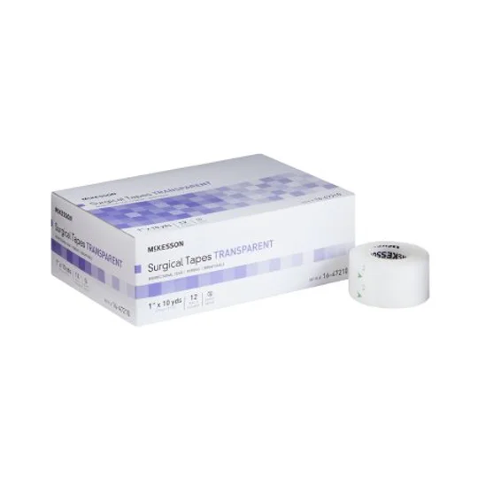 Medical Tape Transparent 1 Inch X 10 Yard Plastic