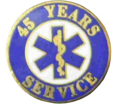 Insignia Tac Pin SOL Star of Life Years Service 45