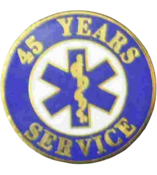 Insignia Tac Pin SOL Star of Life Years Service 45