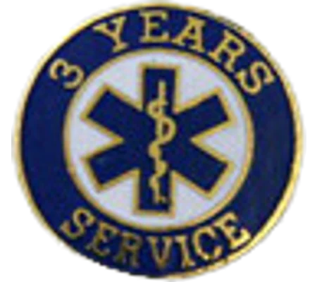 Insignia Tac Pin SOL Star of Life Years Service 3