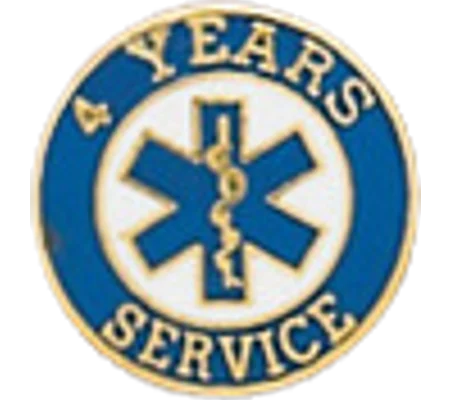 Insignia Tac Pin SOL Star of Life Years Service 4