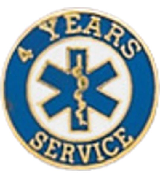 Insignia Tac Pin SOL Star of Life Years Service 4