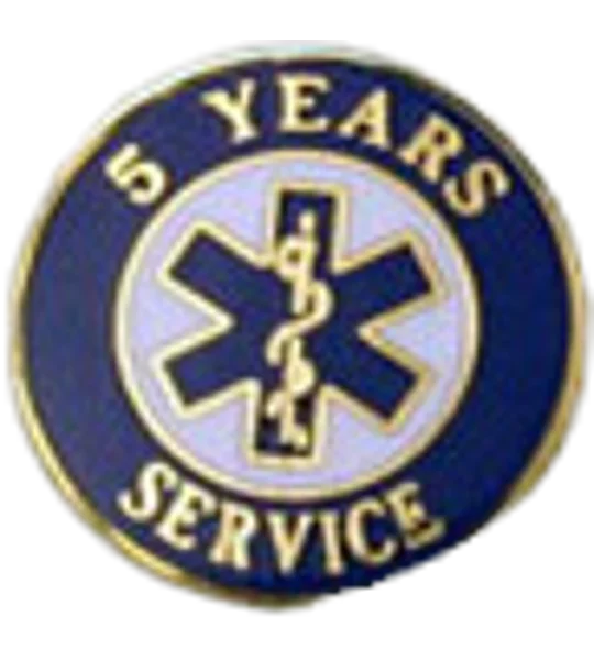 Insignia Tac Pin SOL Star of Life Years Service 5