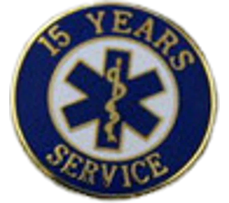 Insignia Tac Pin SOL Star of Life Years Service 15
