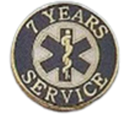Insignia Tac Pin SOL Star of Life Years Service 7