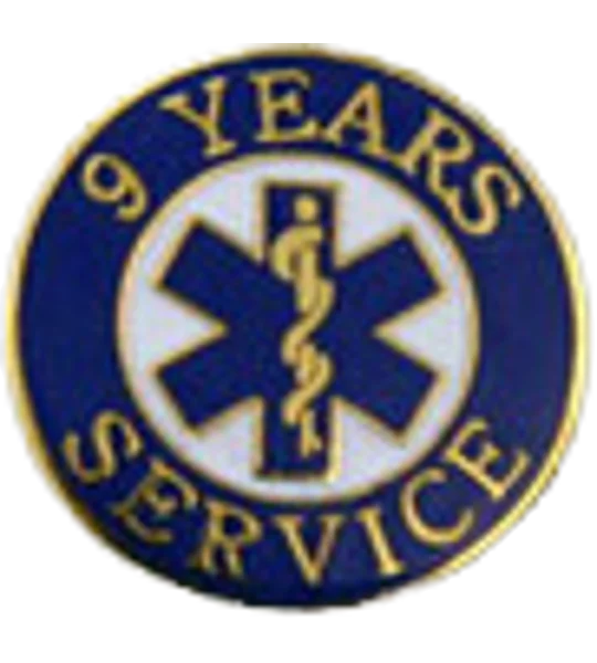 Insignia Tac Pin SOL Star of Life Years Service 16